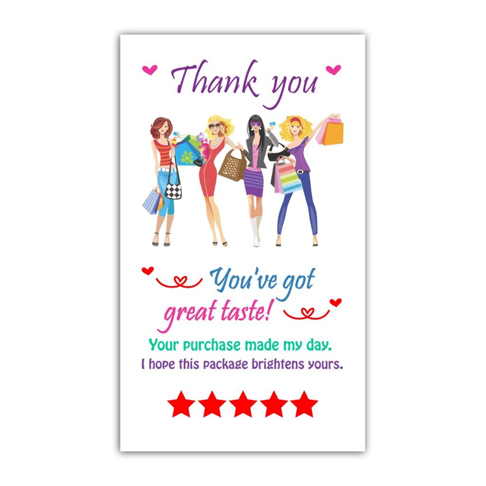 100 Thank You Cards - Picture 11 of 12
